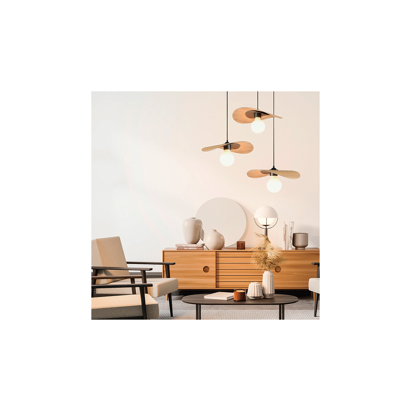 Suspension 3 lampes ASPEN Un Autre Regard