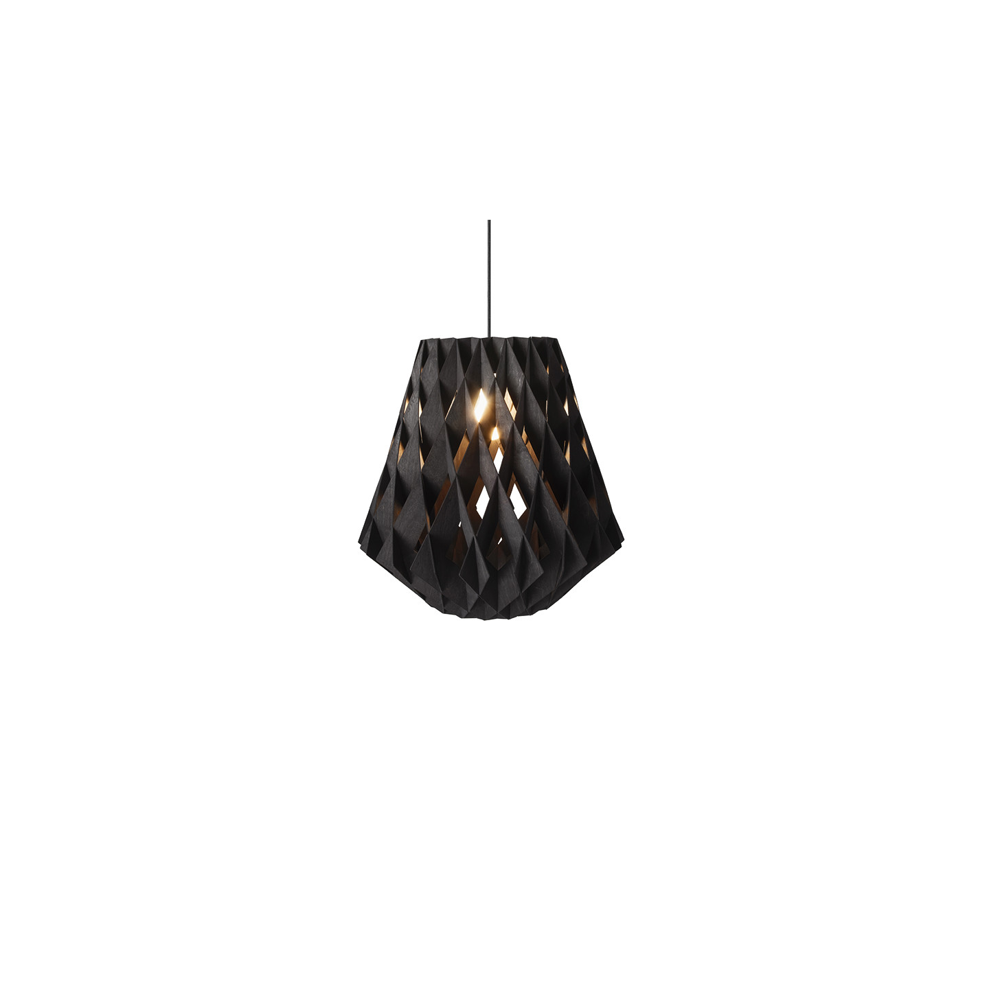Suspension en bois SIGNATURE Ø28, forme pomme de pin, 3 coloris Pilke