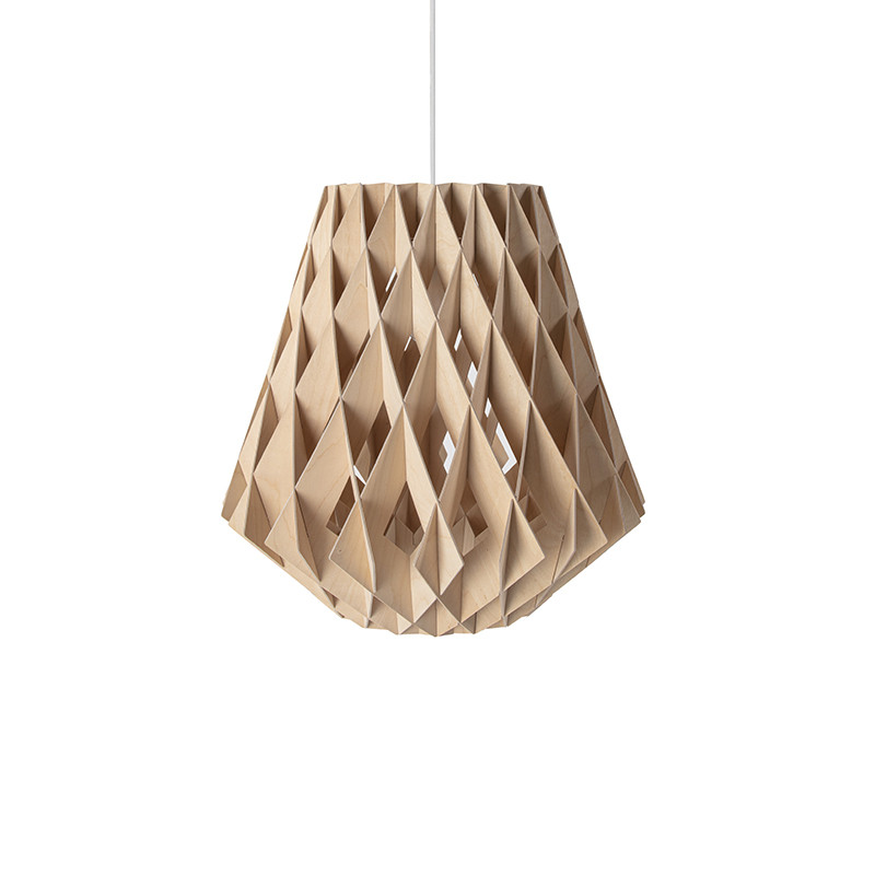 Suspension en bois SIGNATURE Ø28, forme pomme de pin, 3 coloris Pilke