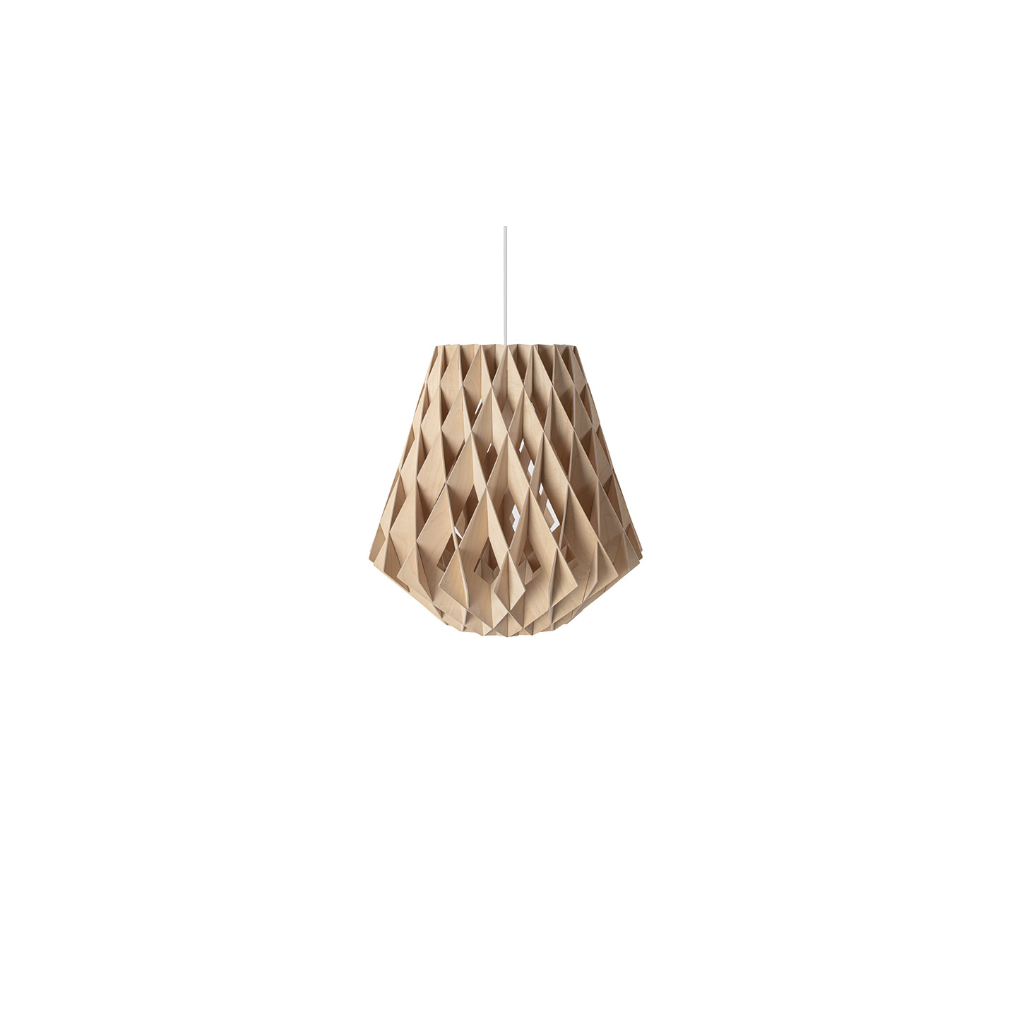 Suspension en bois SIGNATURE Ø28, forme pomme de pin, 3 coloris Pilke