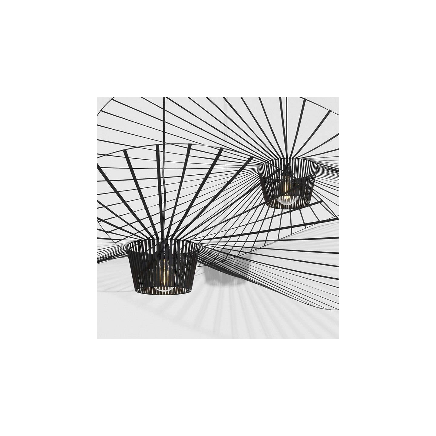 Suspension VERTIGO NOIR, taille moyenne Petite Friture