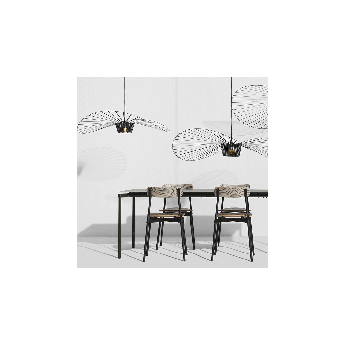 Suspension VERTIGO NOIR, taille moyenne Petite Friture