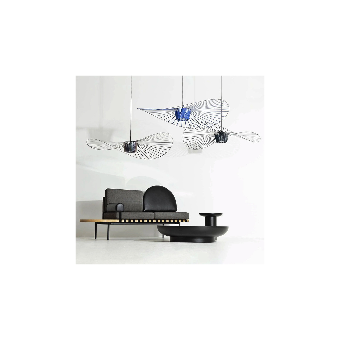 Suspension VERTIGO NOIR, taille moyenne Petite Friture