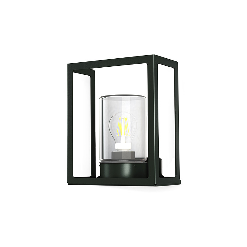 Applique murale extérieure HUGY avec verre clair, 9 coloris Roger Pradier
