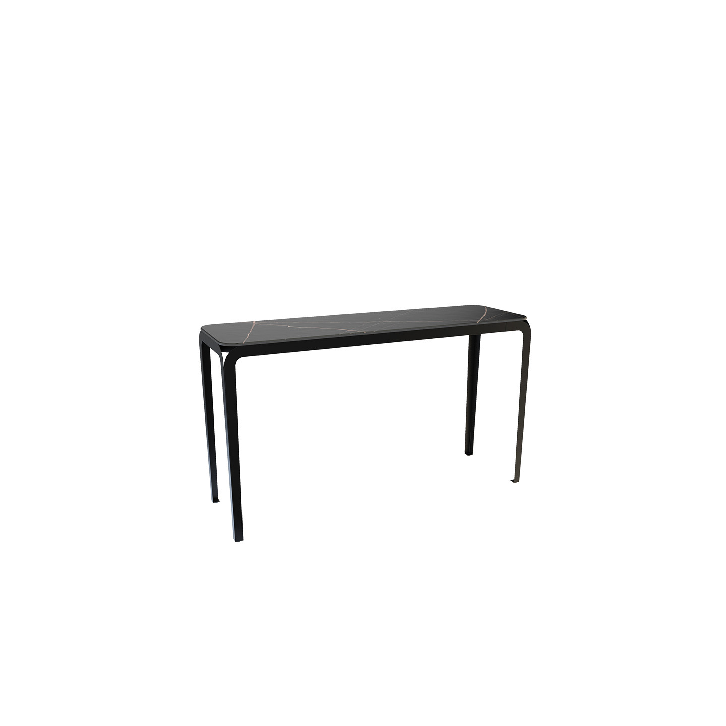 Console marbre SUMATRA, 6 finitions de plateaux céramique Akante