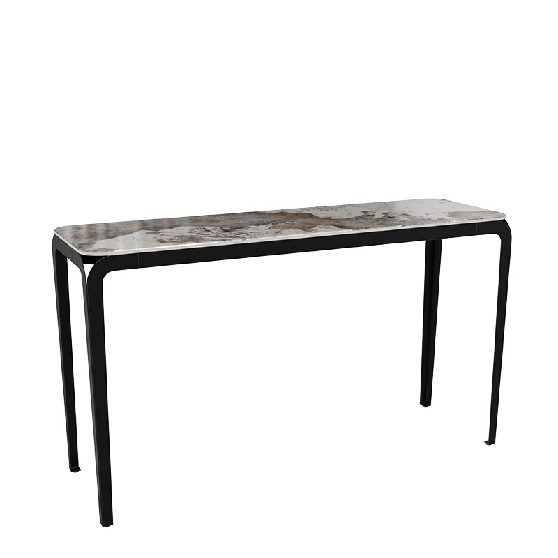 Console marbre SUMATRA, 6 finitions de plateaux céramique Akante