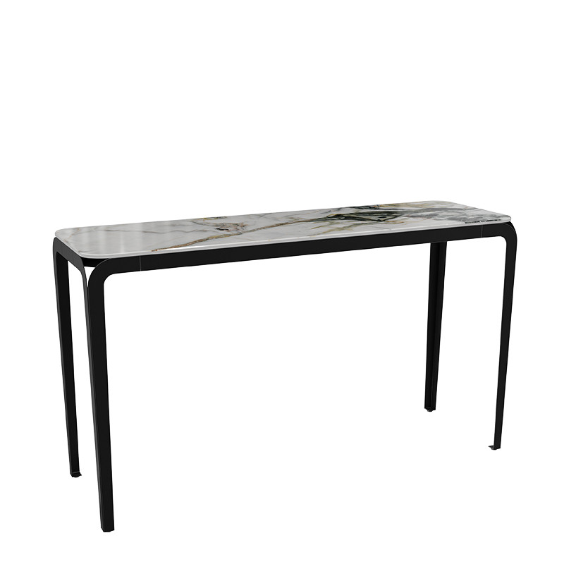 Console marbre SUMATRA, 6 finitions de plateaux céramique Akante