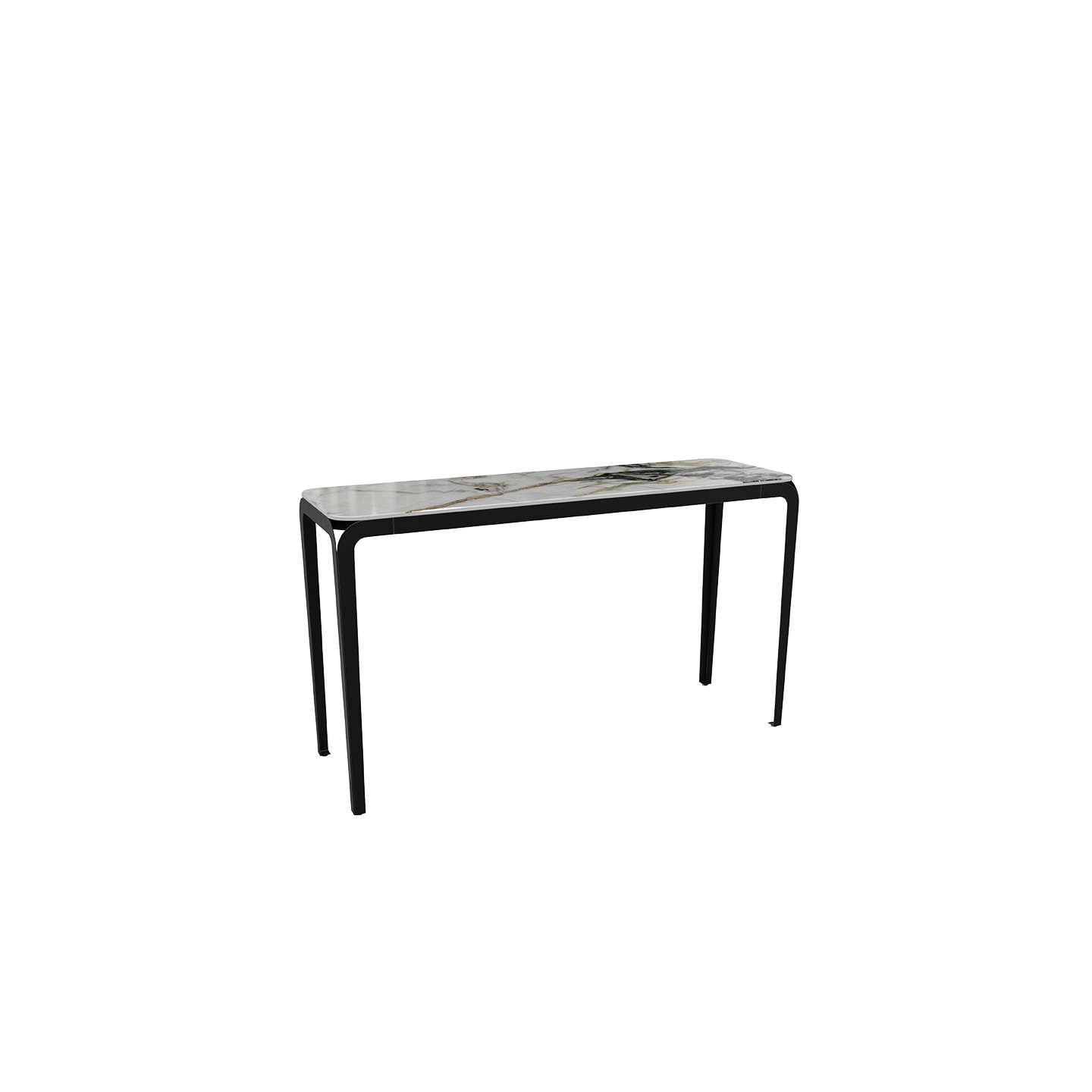 Console marbre SUMATRA, 6 finitions de plateaux céramique Akante