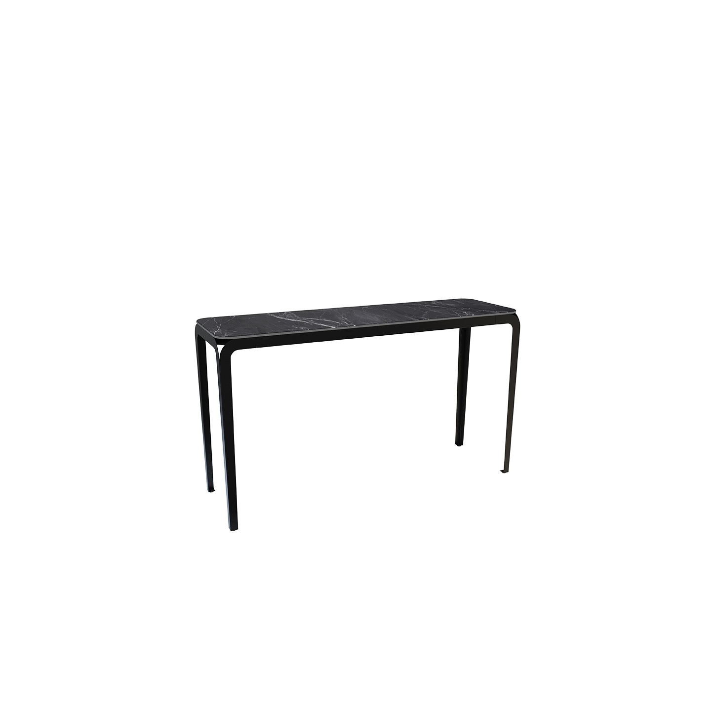 Console marbre SUMATRA, 6 finitions de plateaux céramique Akante