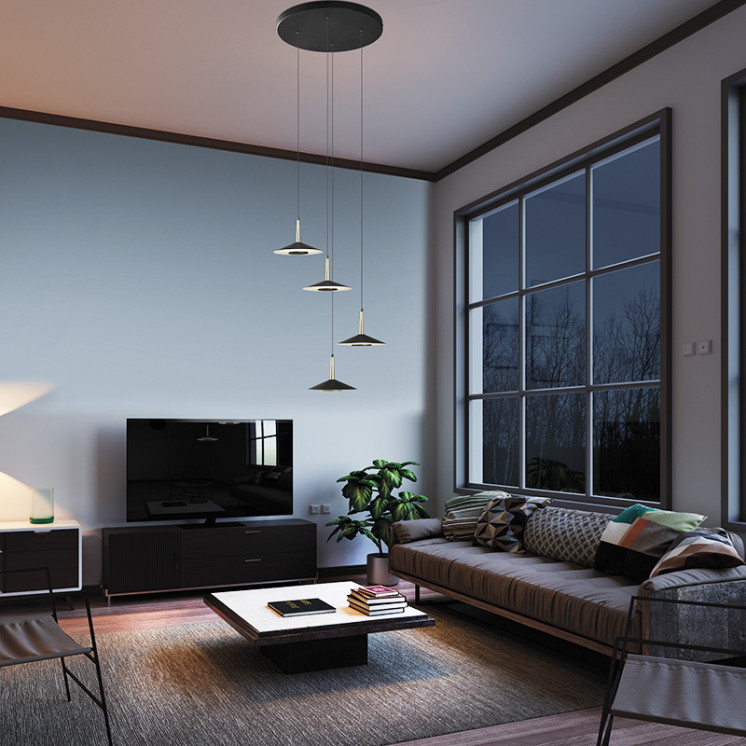 Suspension 4 lampes ORION Mantra illuminacion