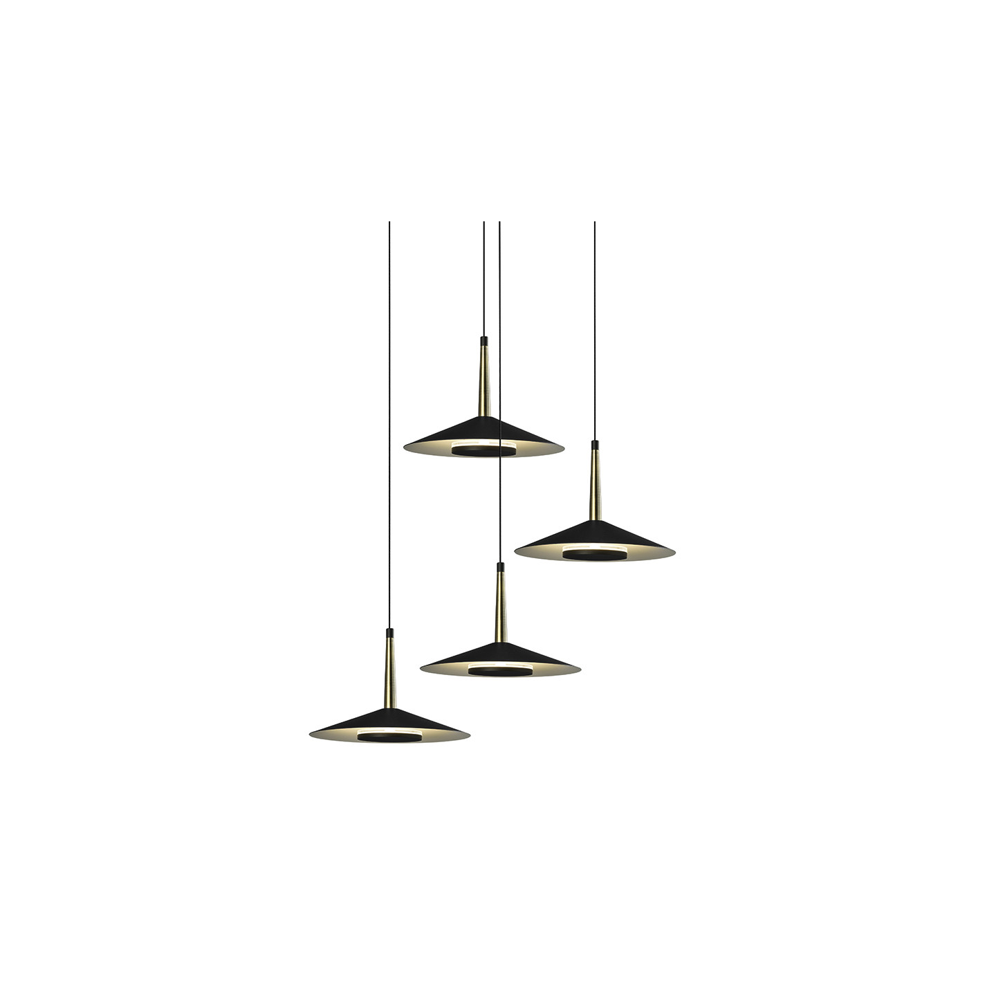 Suspension 4 lampes ORION Mantra illuminacion