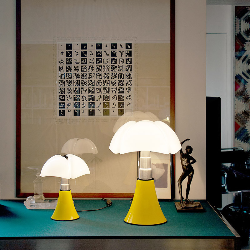 Lampe PIPISTRELLO JAUNE Martinelli Luce