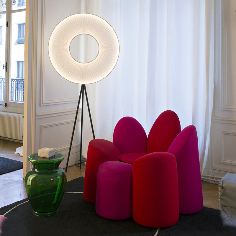 Lampadaire salon design IRIS FLOOR TRIPOD 80 Dix Heures Dix