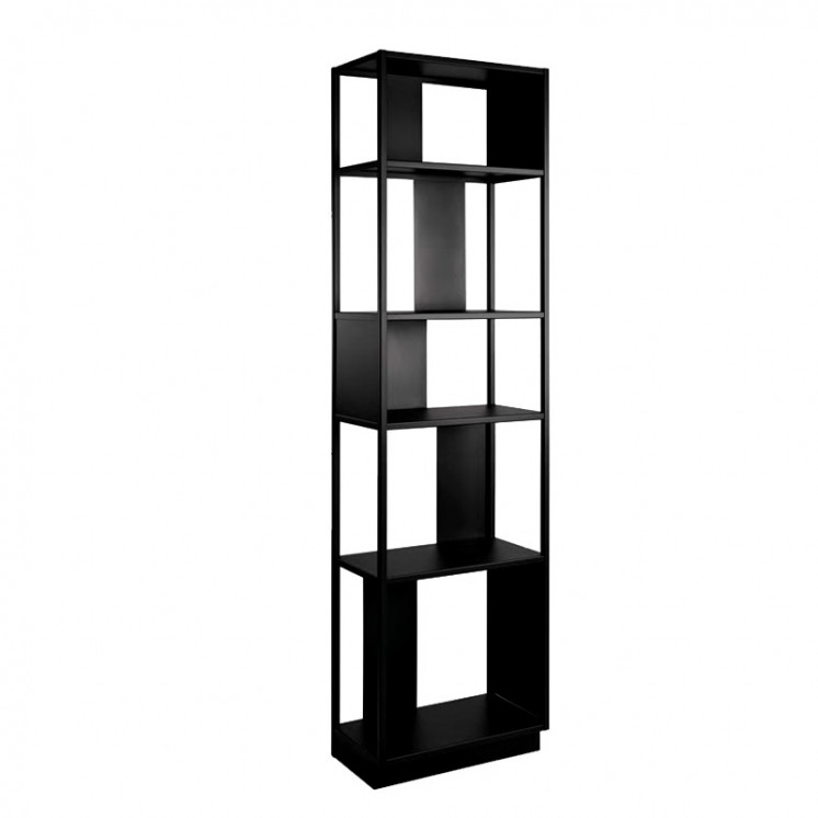 Bibliothèque en métal ARLEQUIN noire ou blanche, 3 largeurs Resistub Productions
