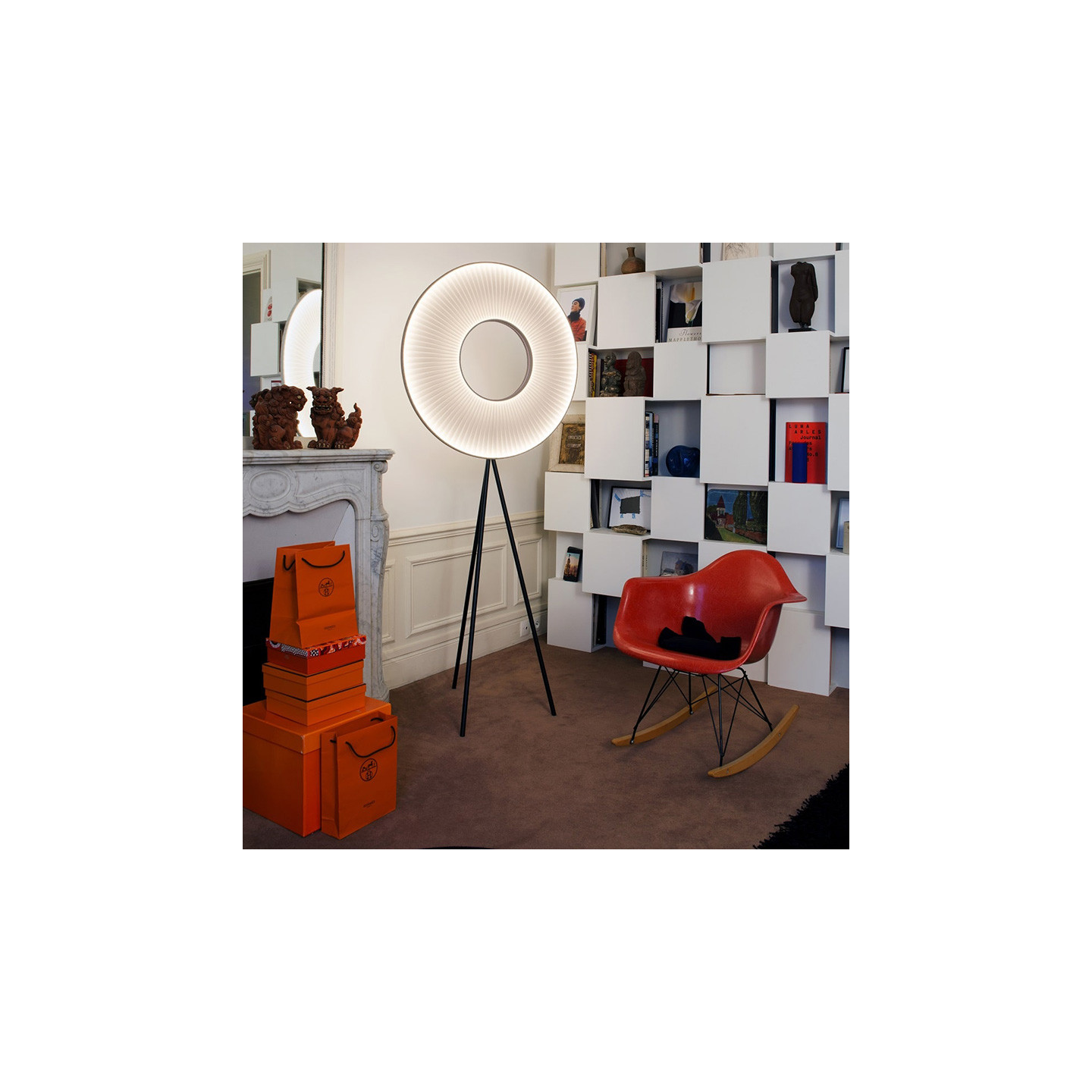 Lampadaire salon design IRIS FLOOR TRIPOD 60 Dix Heures Dix