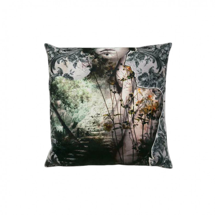 Coussin velours imprimé EX AEQUO 60 x 60 cm, 10 motifs Un Autre Regard