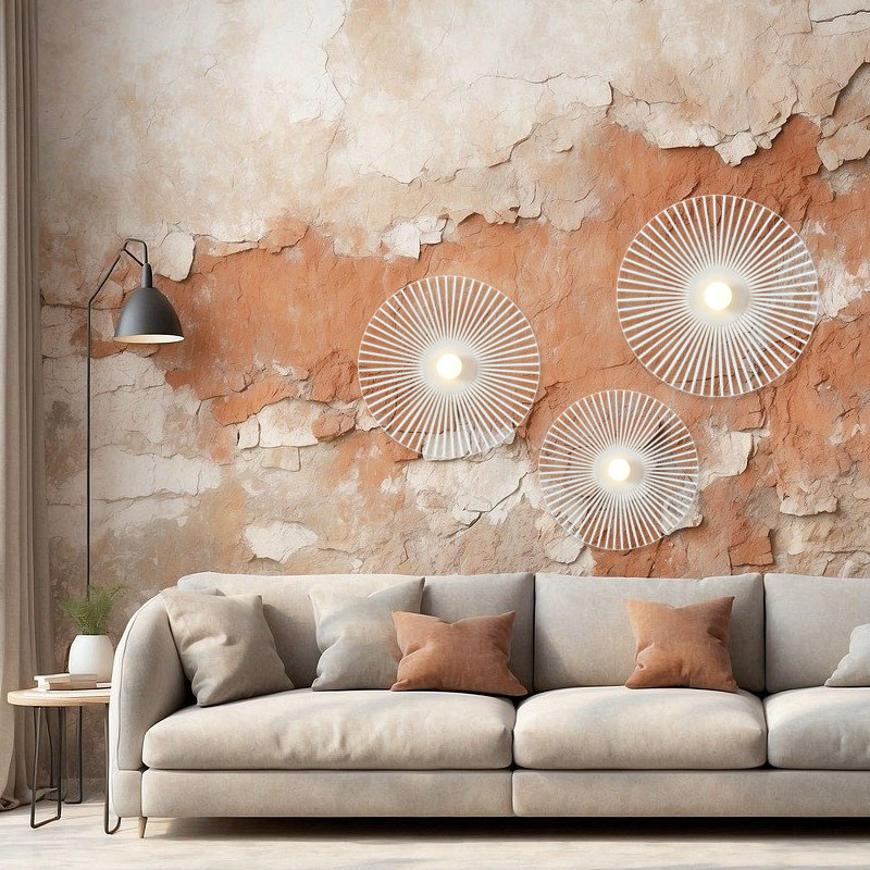 Applique murale LUCIE BLANC, 4 diamètres Un Autre Regard