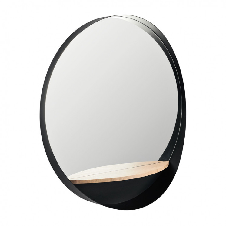 Miroir rond noir EDMOND Ø80 ou 110 cm Resistub Productions
