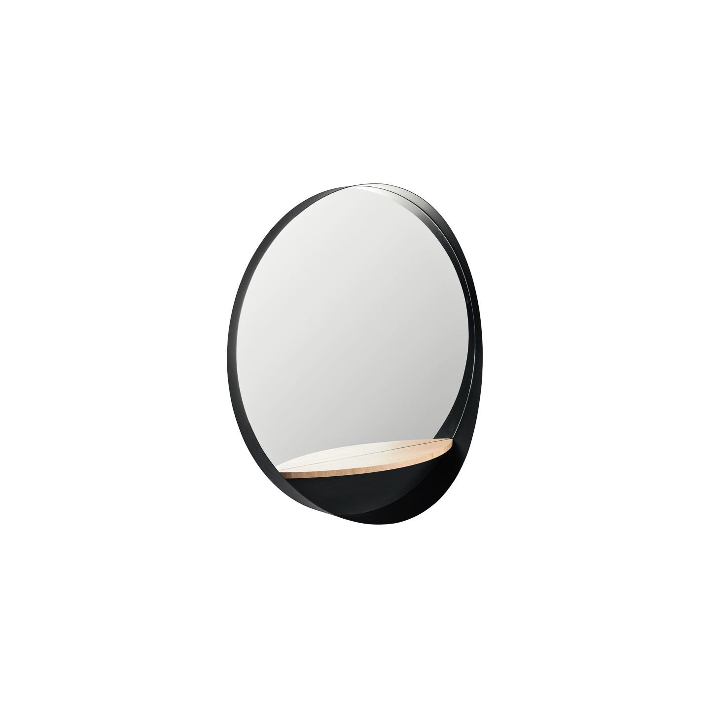 Miroir rond noir EDMOND Ø80 ou 110 cm Resistub Productions