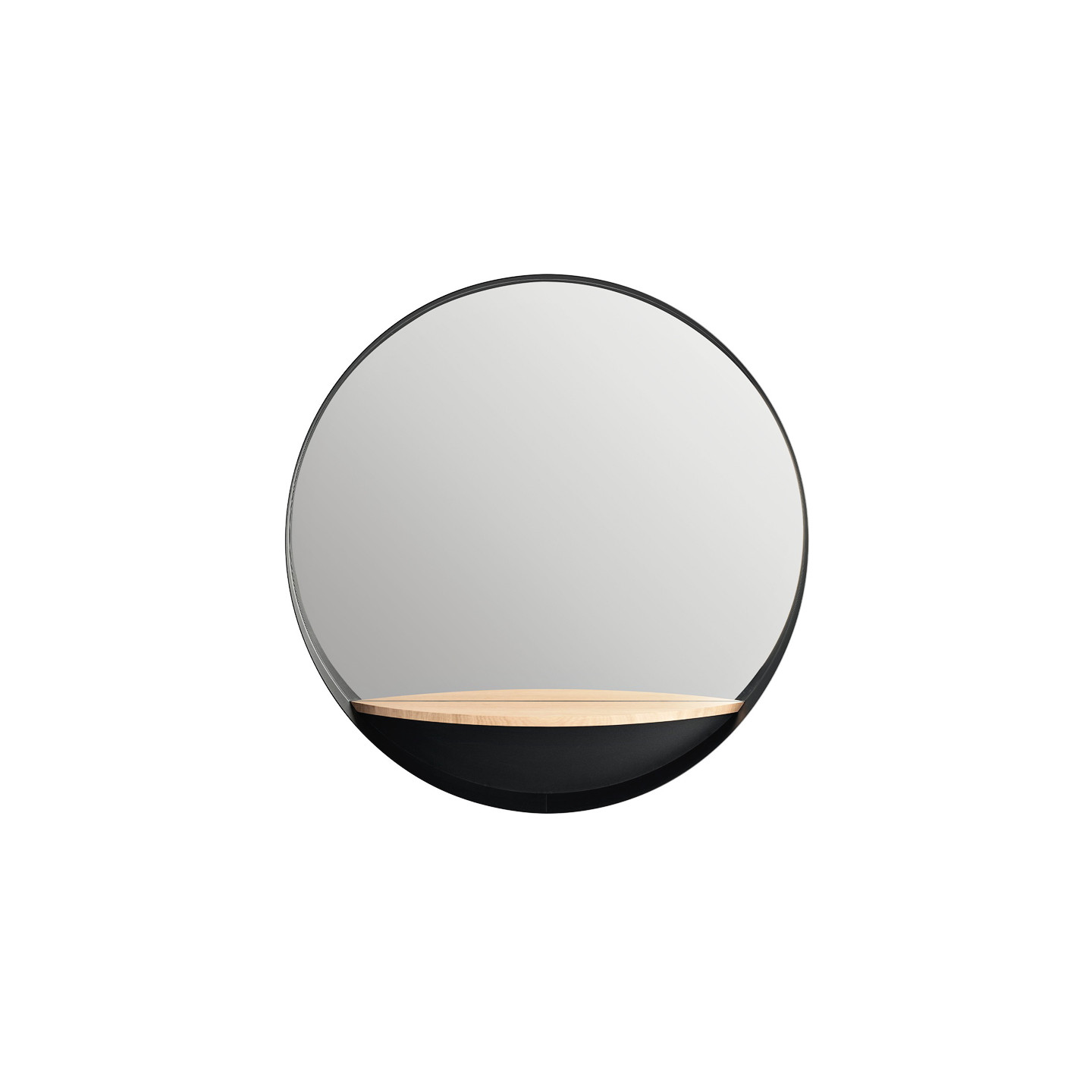 Miroir rond noir EDMOND Ø80 ou 110 cm Resistub Productions