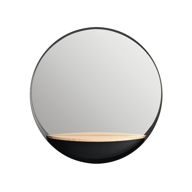 Miroir rond noir EDMOND Ø80 ou 110 cm Resistub Productions