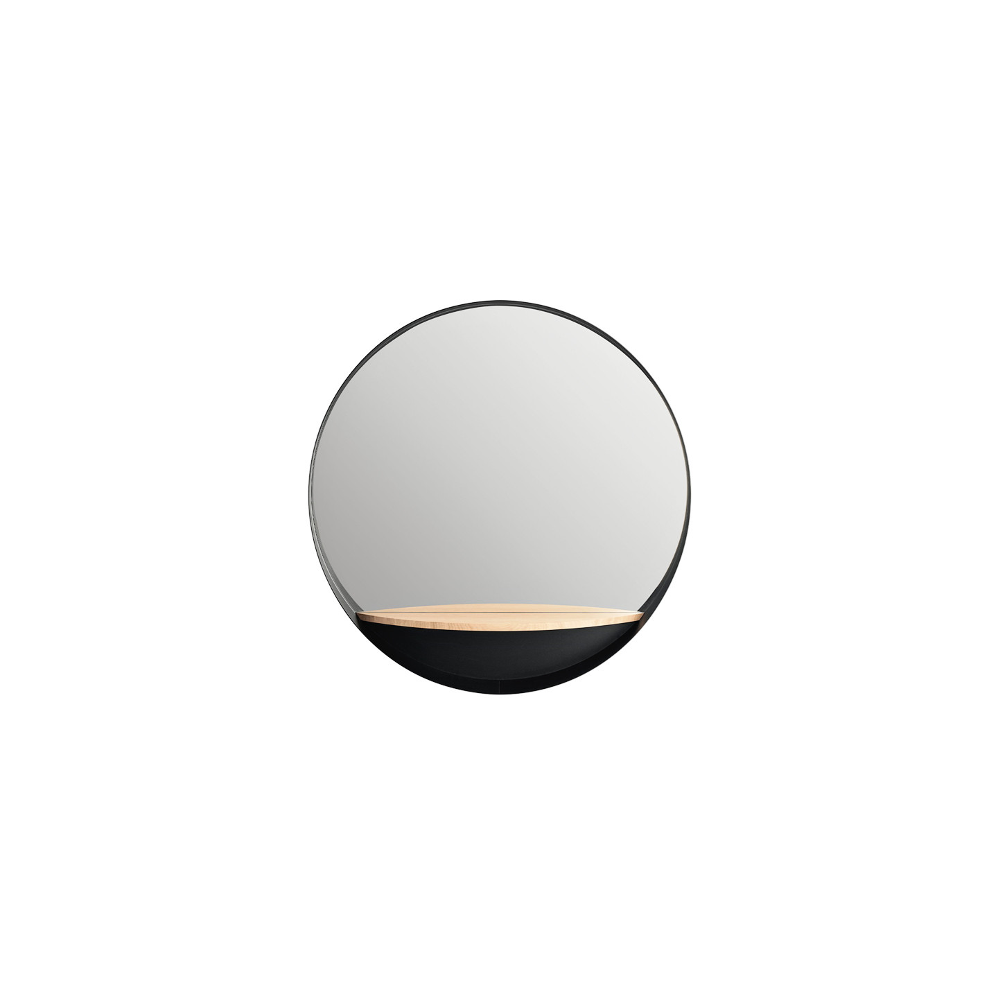 Miroir rond noir EDMOND Ø80 ou 110 cm Resistub Productions