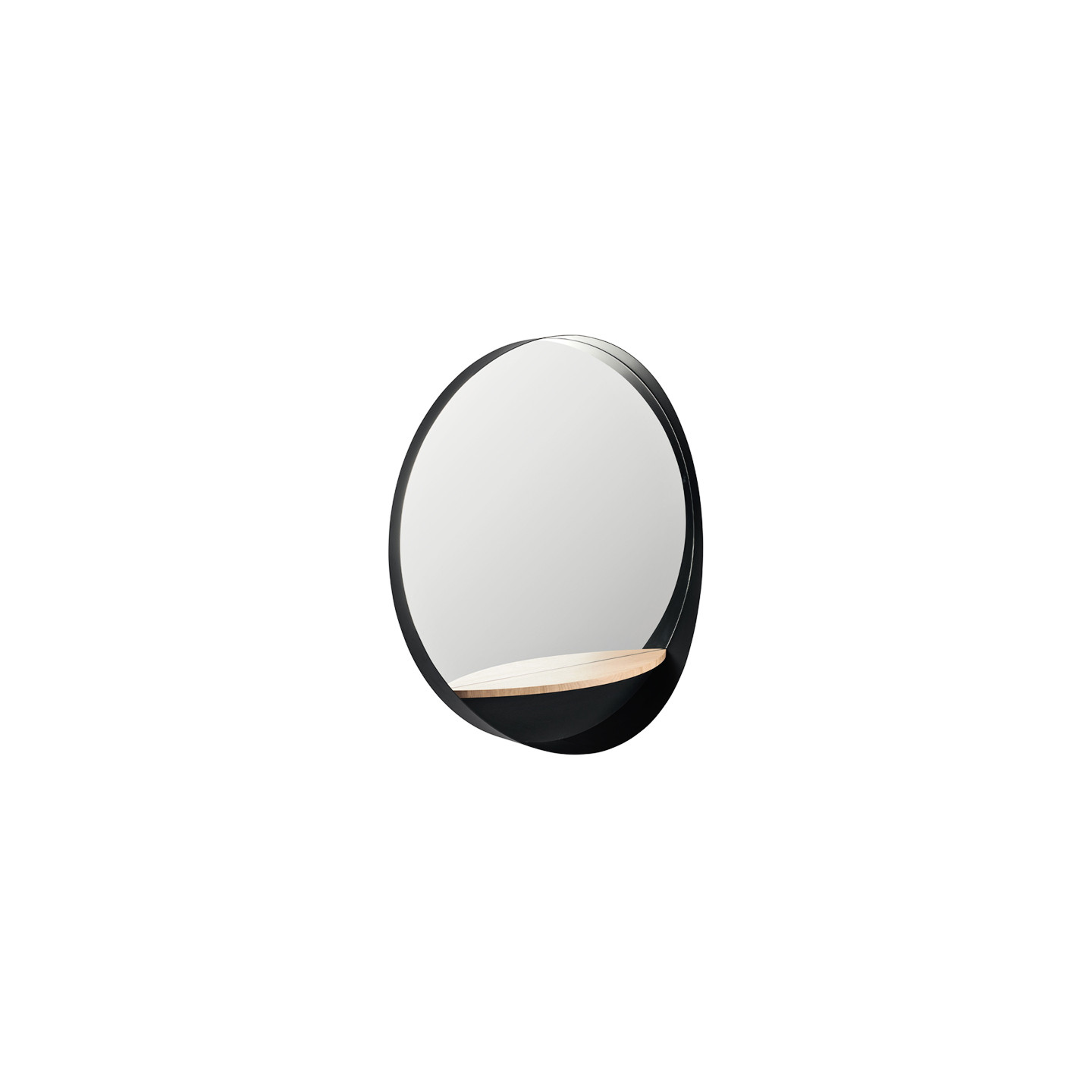 Miroir rond noir EDMOND Ø80 ou 110 cm Resistub Productions