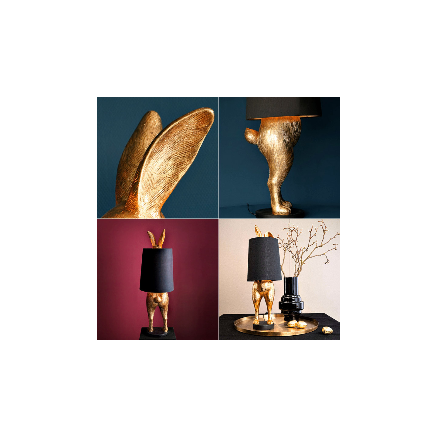 Lampe lapin HIDING RABBIT, 2 tailles Wernervoss