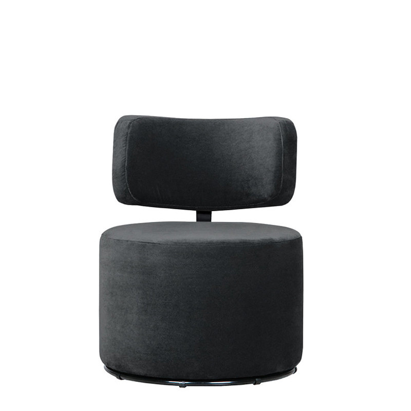 Fauteuil tournant MOKKA tissu velours Classic Velvet, 3 coloris Sits