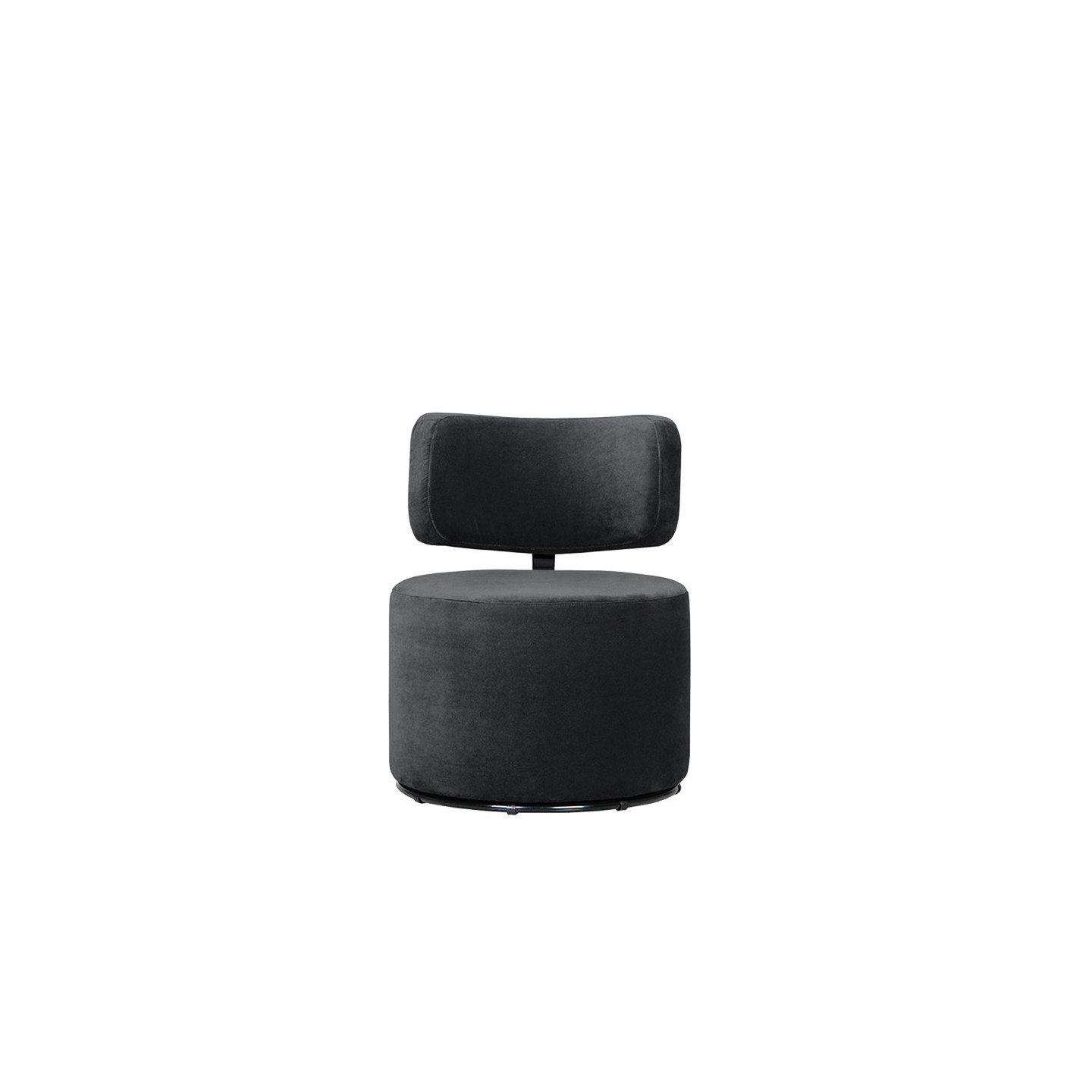 Fauteuil tournant MOKKA tissu velours Classic Velvet, 3 coloris Sits