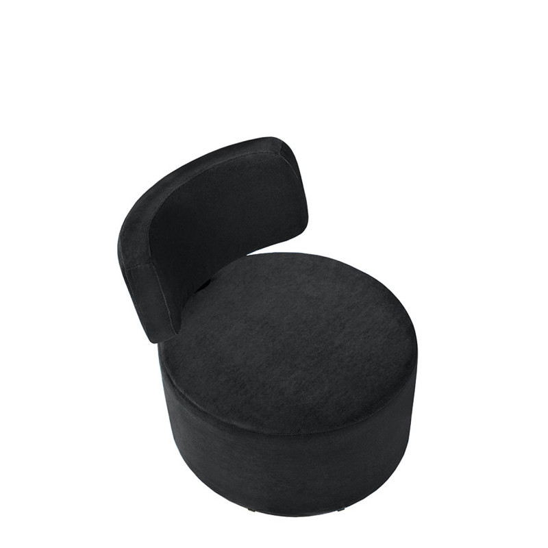 Fauteuil tournant MOKKA tissu velours Classic Velvet, 3 coloris Sits