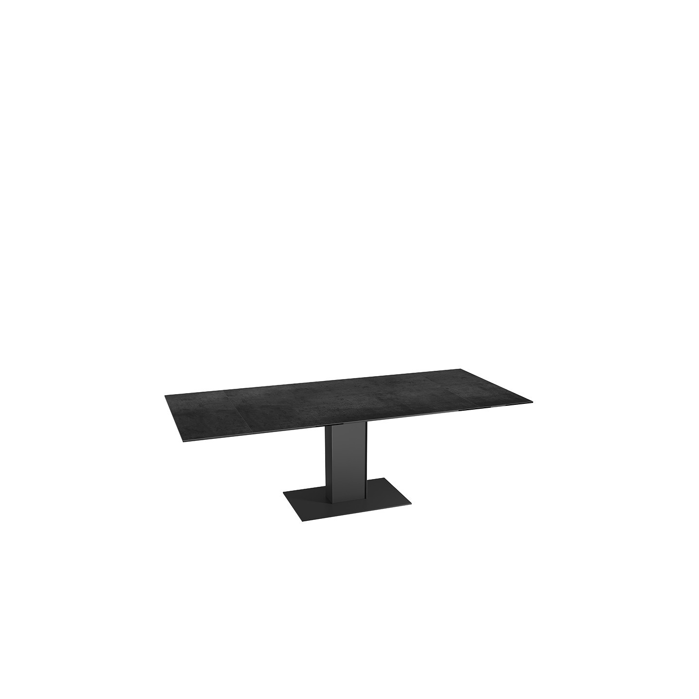 Table extensible rallonges intégrées CONNEXION, 6 finitions Akante