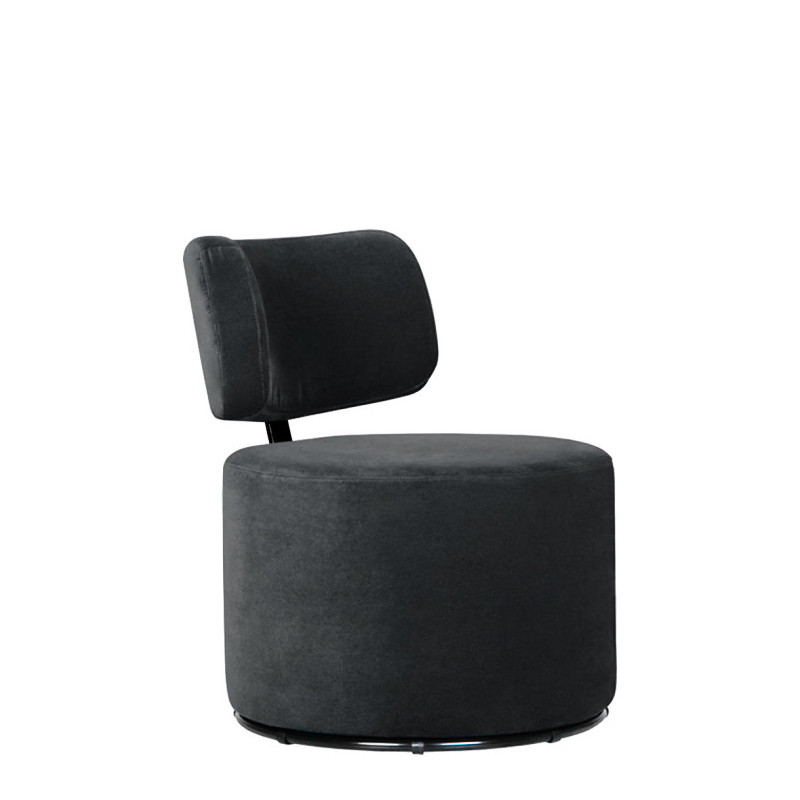 Fauteuil tournant MOKKA tissu velours Classic Velvet, 3 coloris Sits