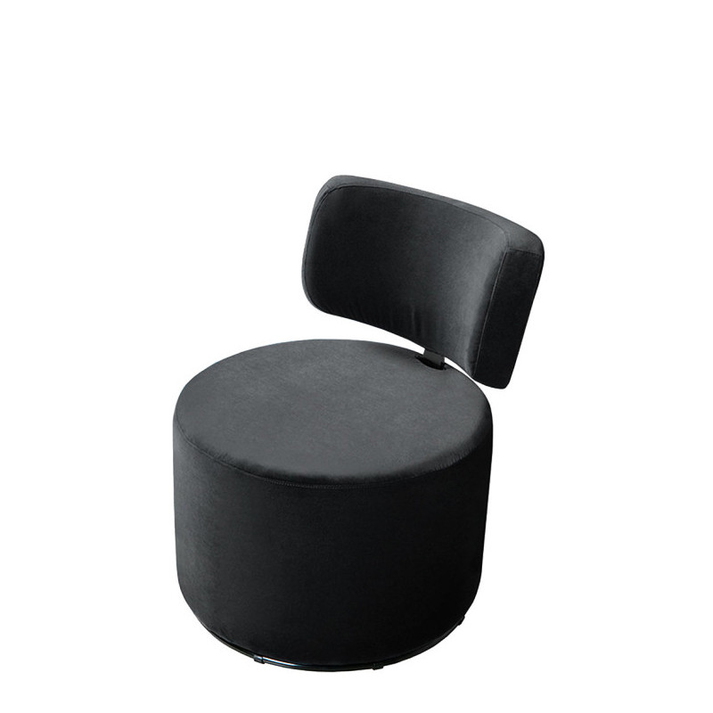 Fauteuil tournant MOKKA tissu velours Classic Velvet, 3 coloris Sits