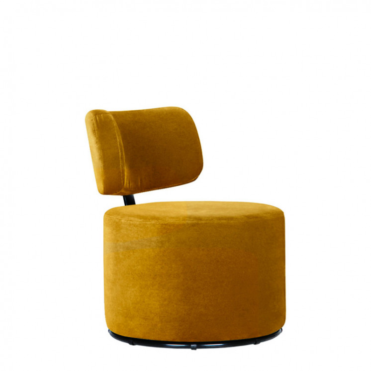Fauteuil tournant MOKKA tissu velours Classic Velvet, 3 coloris Sits