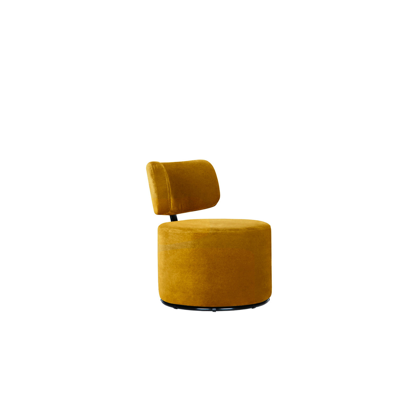 Fauteuil tournant MOKKA tissu velours Classic Velvet, 3 coloris Sits