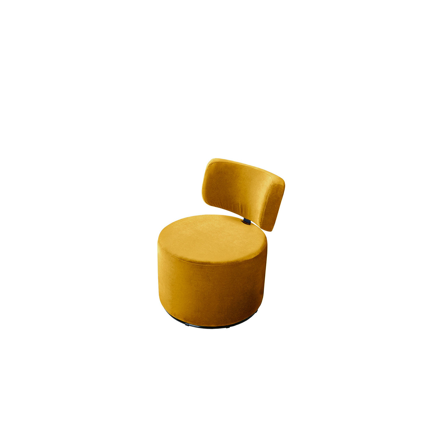 Fauteuil tournant MOKKA tissu velours Classic Velvet, 3 coloris Sits