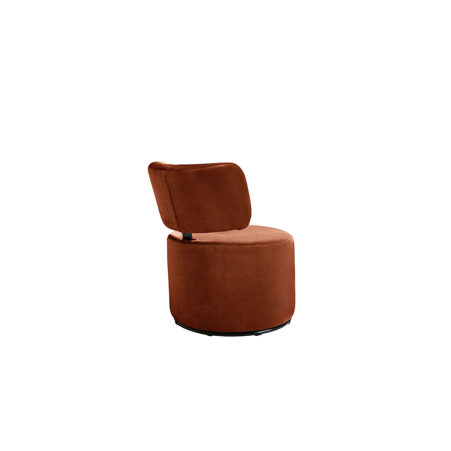 Fauteuil tournant MOKKA tissu velours Classic Velvet, 3 coloris Sits