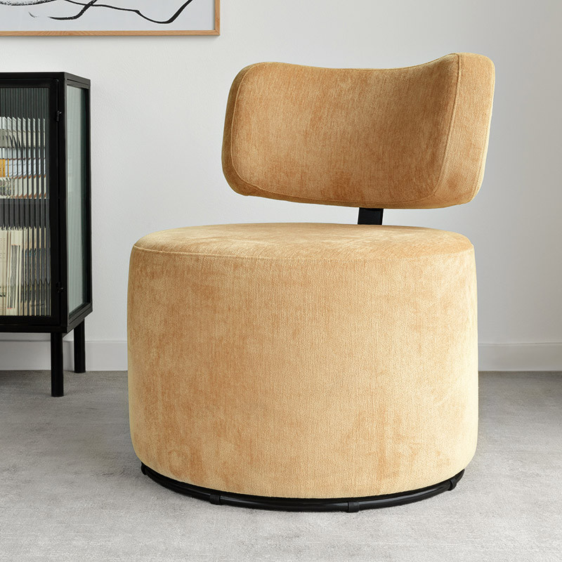 Fauteuil tournant MOKKA tissu velours Classic Velvet, 3 coloris Sits