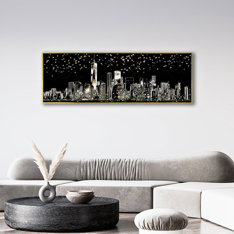 Peinture NEW YORK ABSTRAIT Cadraven