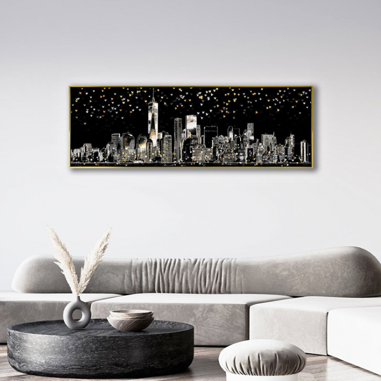 Peinture NEW YORK ABSTRAIT Cadraven