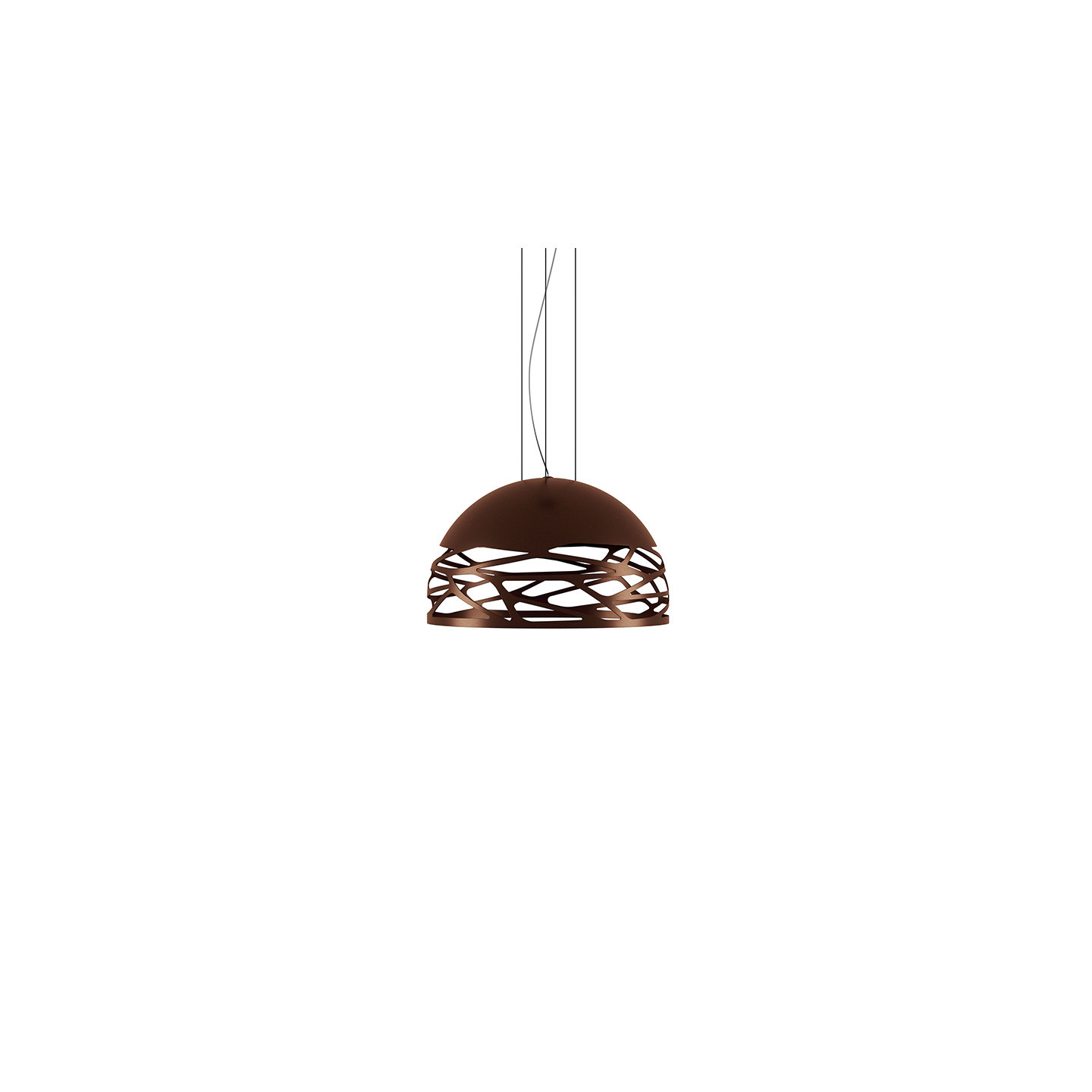Suspension luminaire design KELLY DÔME Ø50, 60 et 80, 4 coloris Lodès