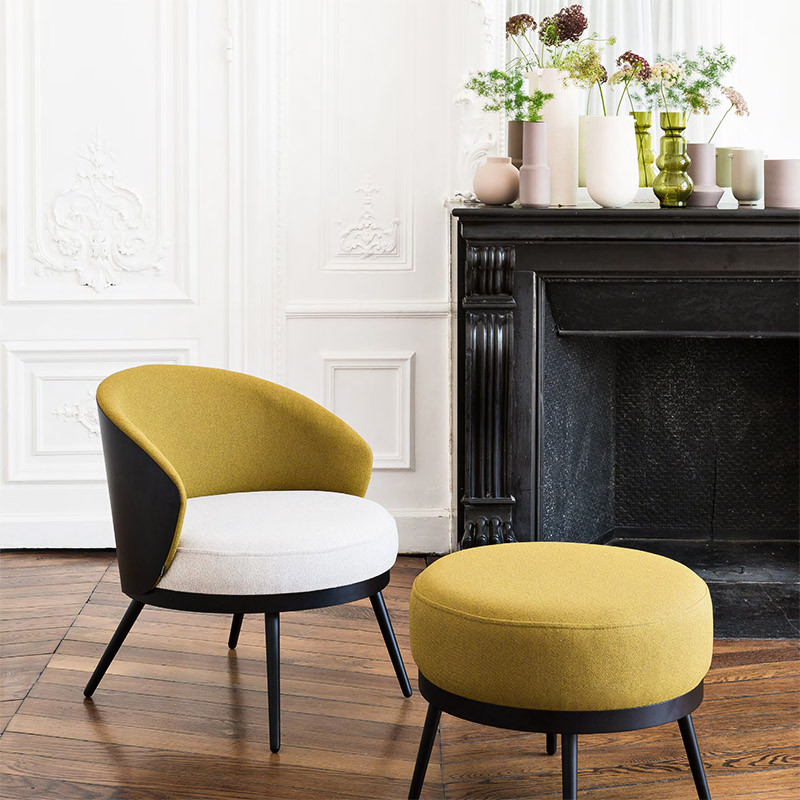 Fauteuil velours côtelé LILI CLUB, 7 coloris Resistub Productions