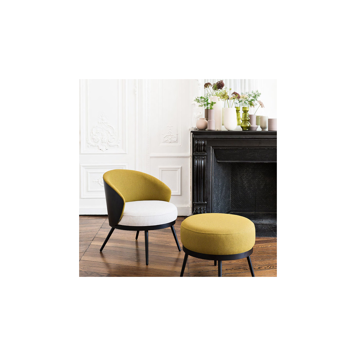 Fauteuil velours côtelé LILI CLUB, 7 coloris Resistub Productions