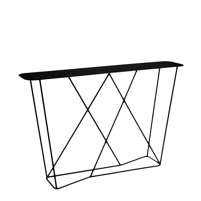 Console meuble design PHILEAS L133, 3 coloris Resistub Productions
