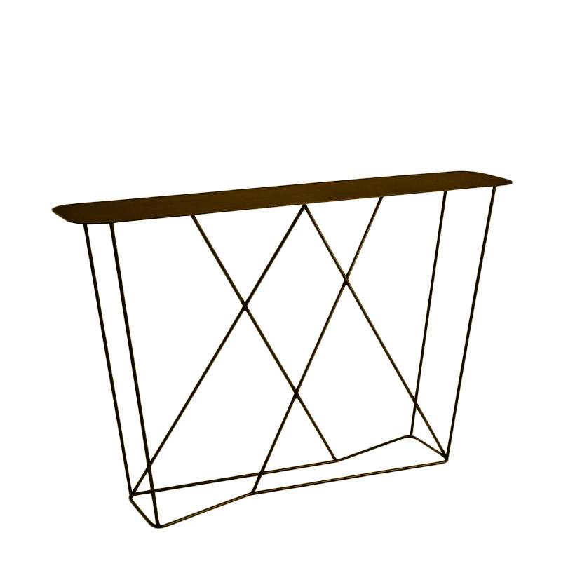 Console meuble design PHILEAS L133, 3 coloris Resistub Productions