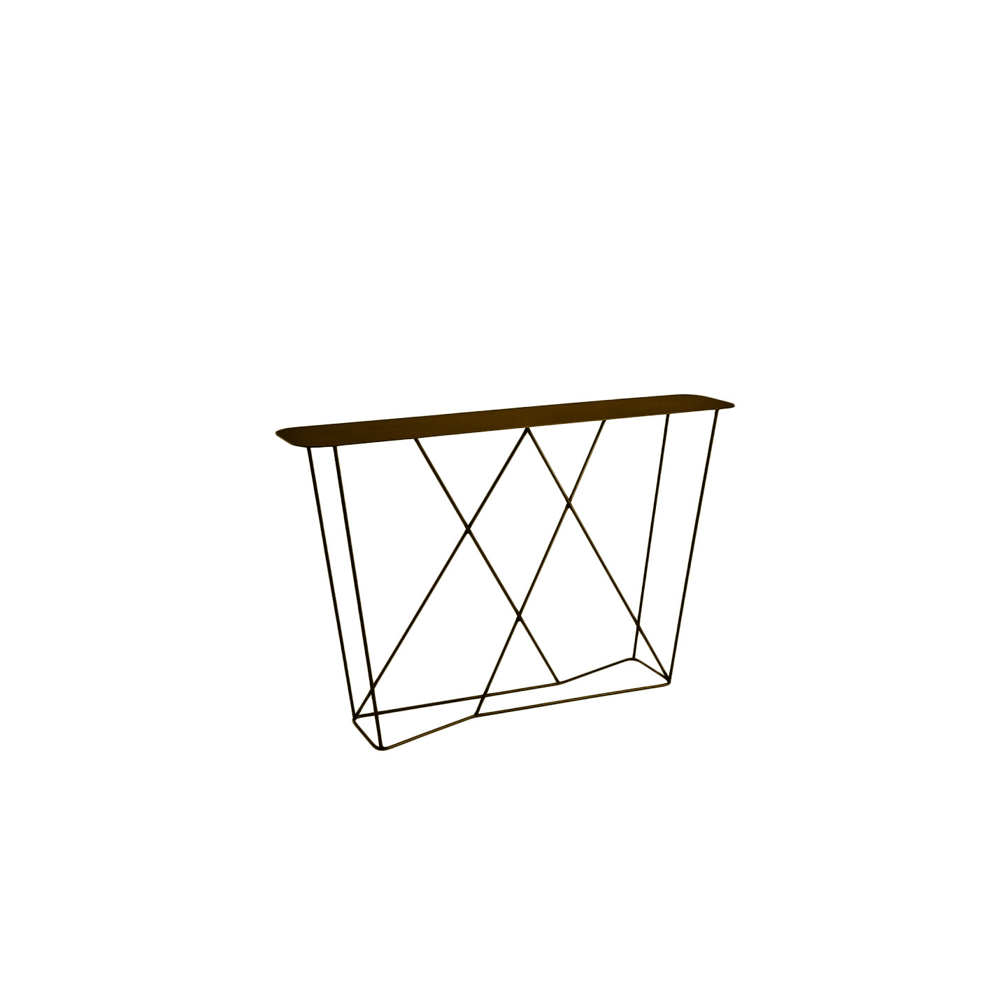 Console meuble design PHILEAS L133, 3 coloris Resistub Productions