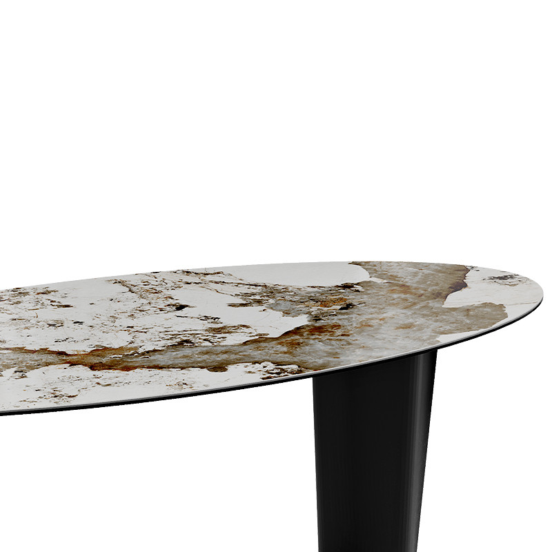 Grande table à manger GOLIATH en céramique 260 ou 280 cm, 4 finitions Akante