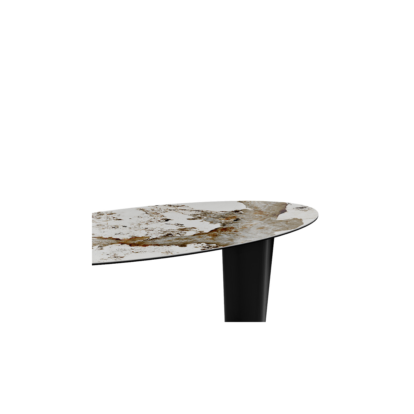 Grande table à manger GOLIATH en céramique 260 ou 280 cm, 4 finitions Akante