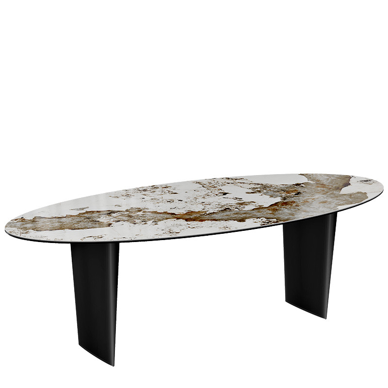 Grande table à manger GOLIATH en céramique 260 ou 280 cm, 4 finitions Akante